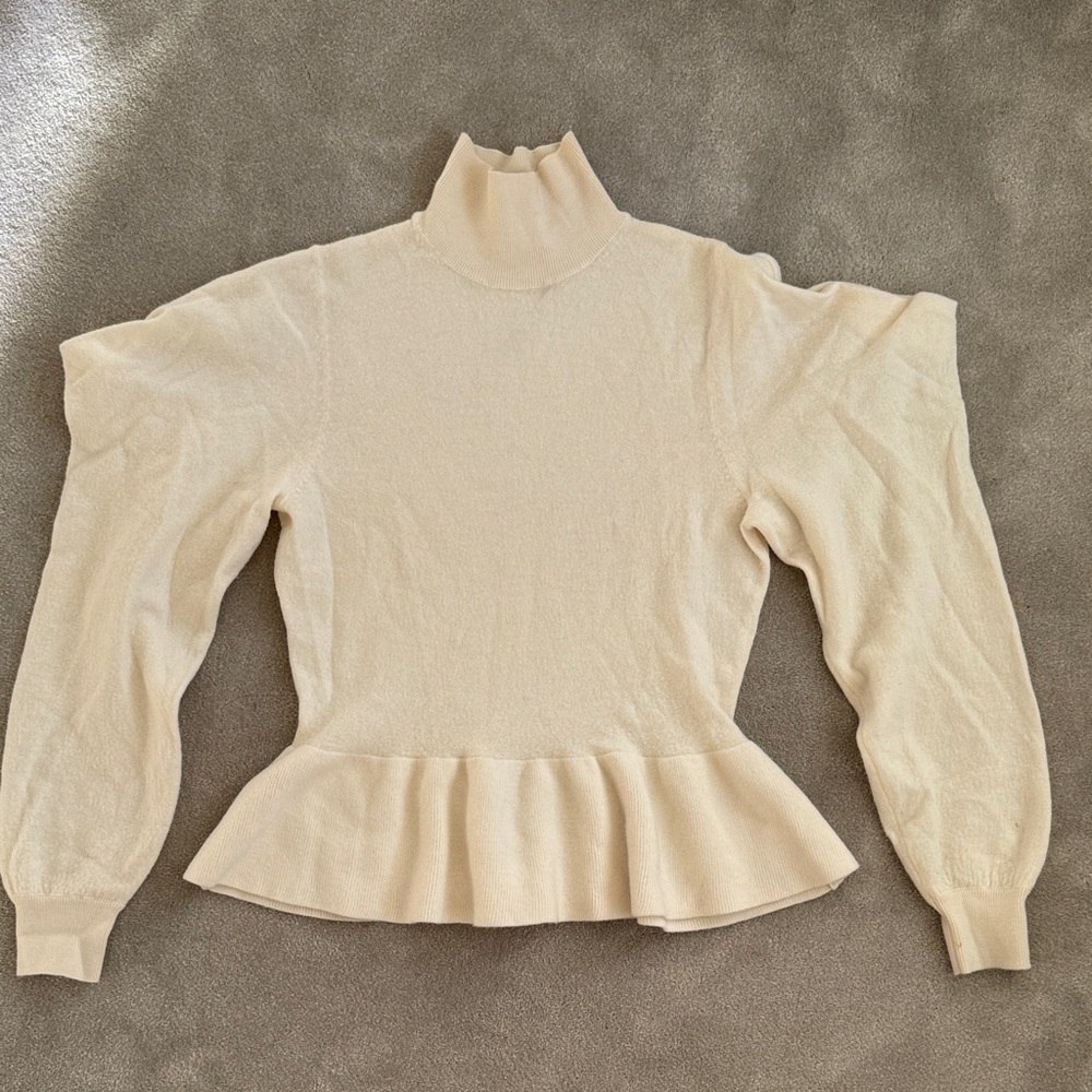 Ulla Johnson Ivory Knit Sweater, size P
